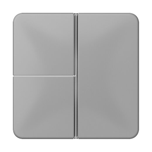 Jung Tastensatz 3fach, F40, Serie CD, grau CD403TSAGR