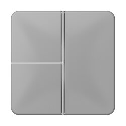 Jung Tastensatz 3fach, F40, Serie CD, grau CD403TSAGR