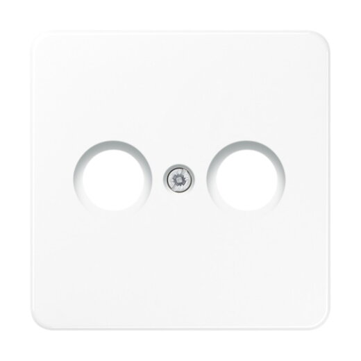 Jung Abdeckung für Antennendosen, Thermoplast, Serie CD, schwarz CD561TVSW