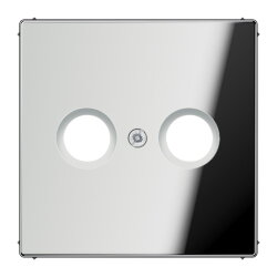 Jung Abdeckung für Antennendosen, Metall verchromt,...