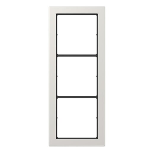 Jung Rahmen, 3-fach, FLAT DESIGN, lichtgrau FD983LG