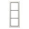 Jung Rahmen, 3-fach, FLAT DESIGN, lichtgrau FD983LG
