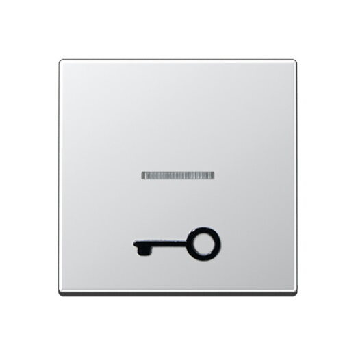 Jung Wippe mit Lichtleiter, mit abtastbarem Symbol Tür, Serie A, aluminium A590T1KOAL