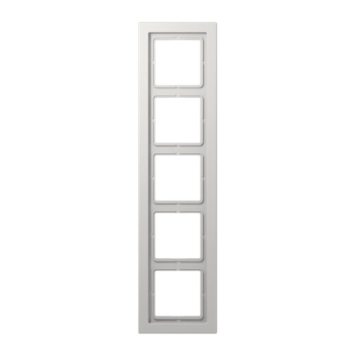 Jung Rahmen 5fach, Duroplast, LS-DESIGN, lichtgrau LSD985LG