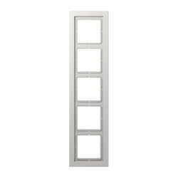 Jung Rahmen 5fach, Duroplast, LS-DESIGN, lichtgrau LSD985LG