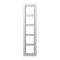 Jung Rahmen 5fach, Duroplast, LS-DESIGN, lichtgrau LSD985LG