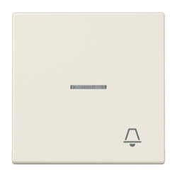 Jung Wippe 1fach mit Lichtleiter, Symbol Klingel,...