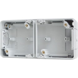 Jung Montagegehäuse 2fach, waagerechte Montage,...