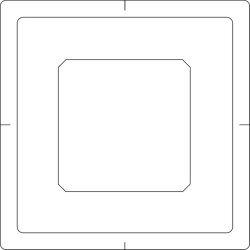 Jung Klebefolie für Funk-Wandsender 80KLEFO