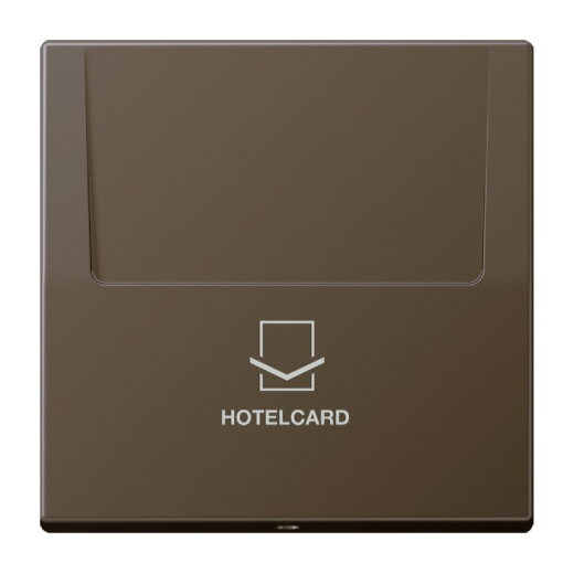 Jung Hotelcard-Schalter (ohne Taster-Einsatz), Hotelcard, Serie LS, Messing antik ME2990CARDAT
