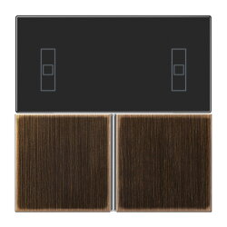 Jung Tastensatz 3fach, F40 Raumcontroller, Serie LS,...