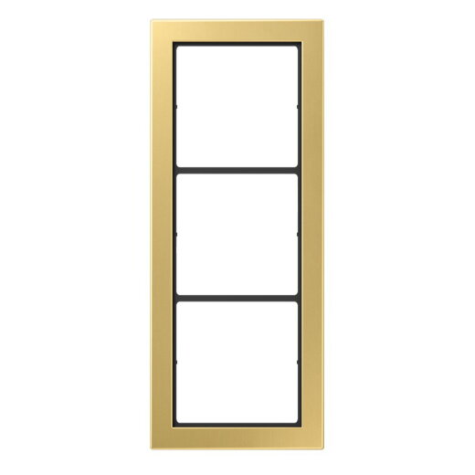 Jung Rahmen, 3-fach, FLAT DESIGN, Messing classic FDME2983C