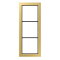 Jung Rahmen, 3-fach, FLAT DESIGN, Messing classic FDME2983C