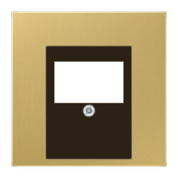 Jung Abdeckung für TAE-Anschlussdosen, Messing,...