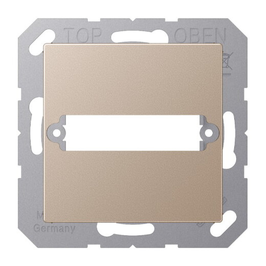 Jung Abdeckung für 1 D-Subminiatur-Steckverbinder, 25 polig, Serie A, champagner A594-125CH