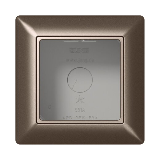 Jung Aufputz-Kappe 1fach, Serie AS/A, mokka AS581AMO