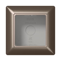 Jung Aufputz-Kappe 1fach, Serie AS/A, mokka AS581AMO