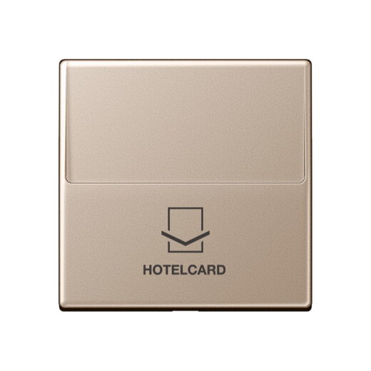 Jung Hotelcard-Schalter (ohne Taster-Einsatz), Hotelcard, Serie A, champagner A590CARDCH