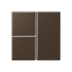 Jung Tastensatz 3fach, F40, Serie A, mokka A403TSAMO