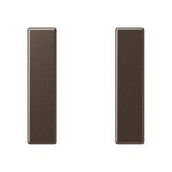 Jung Tastensatz 1fach, F50, Serie A, mokka A501TSAMO