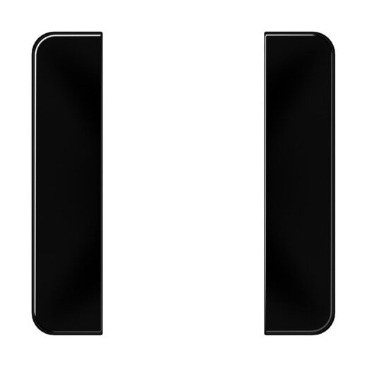 Jung Tastensatz 1fach, F50, Serie CD, schwarz CD501TSASW