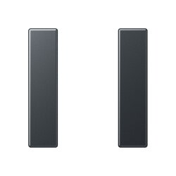 Jung Tastensatz 1fach, F50, Serie A, anthrazit matt...