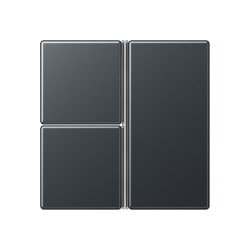 Jung Tastensatz 3fach, F40, Serie A, anthrazit matt...