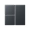 Jung Tastensatz 3fach, F40, Serie A, anthrazit matt A403TSAANM