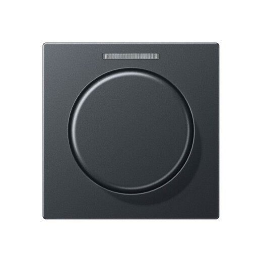 Jung Abdeckung mit Lichtleiter für KNX Drehsensor, Thermoplast lackiert, Serie A, anthrazit matt A1540BFKO5ANM