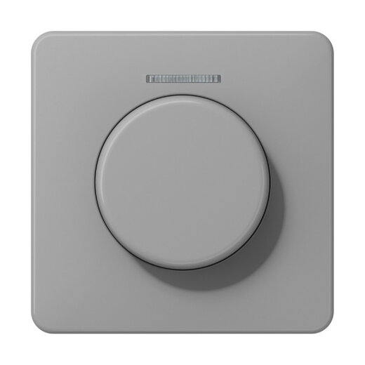 Jung Abdeckung mit Lichtleiter für KNX Drehsensor, Duroplast, Serie CD, grau CD1540KO5GR