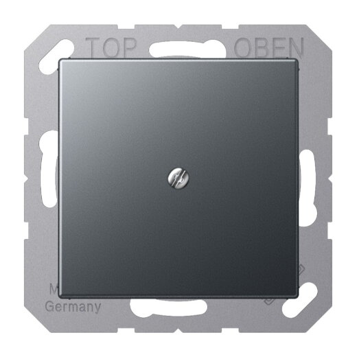 Jung Leitungsauslass mit Zugentlastung, Thermoplast lackiert, Serie A, anthrazit matt A590BFAANM