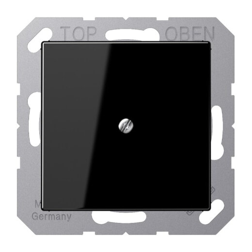 Jung Leitungsauslass mit Zugentlastung, Thermoplast, Serie A, schwarz A590BFASW