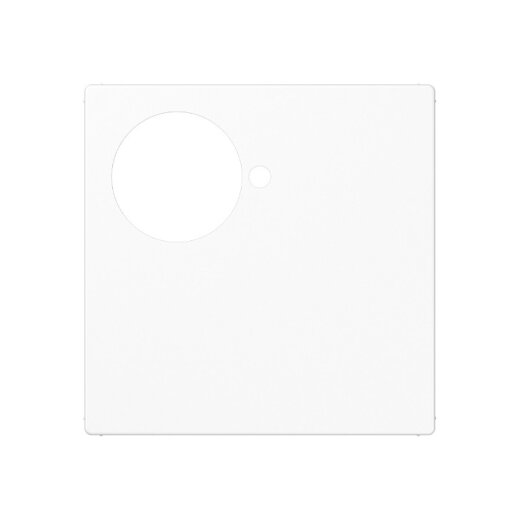 Jung Abdeckung für Zettler VarioLine, Serie 127.xxx Ruftaster, Serie AS/A, alpinweiß A527.201WW