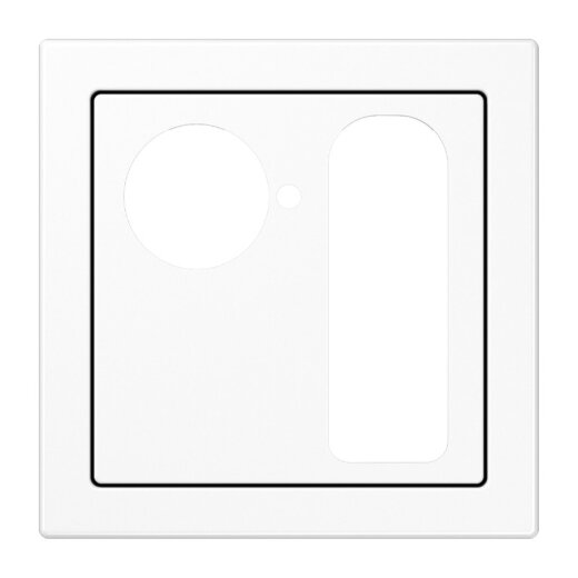 Jung Abdeckung für Zettler VarioLine, Serie 127.xxx Ruftaster, Universalsteckvorrichtung, Serie LS, alpinweiß LS927.251WW