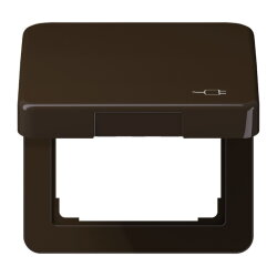 Jung Klappdeckel, mit Symbol Stecker, Thermoplast, Serie...