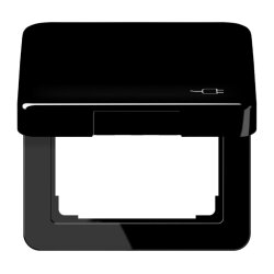 Jung Klappdeckel, mit Symbol Stecker, Thermoplast, Serie...