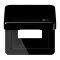 Jung Klappdeckel inklusive Zentralplatte, Symbol Charger, Serie CD, schwarz CD590KLUSBSW