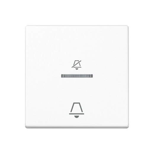 Jung Hotelwippe, Außenstelle, Symbole Nicht stören und Klingel, Serie A, alpinweiß ACUKO5DWW