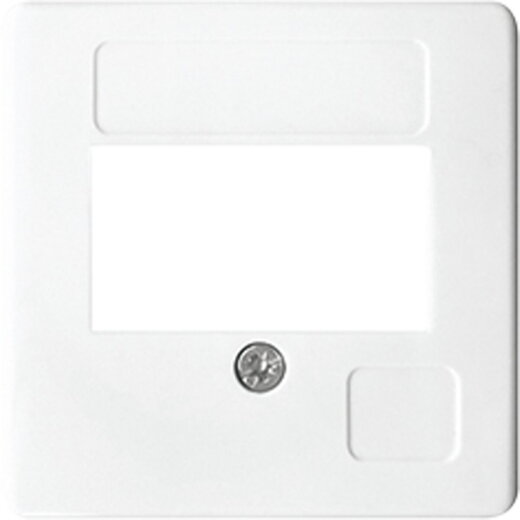 Jung Abdeckung für TAE-Anschlussdosen, Thermoplast, 50 x 50 mm, alpinweiß 169TWW