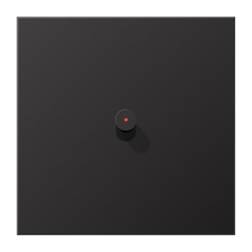 Jung Abdeckung mit Kipphebel mit Kalotte, Kegel, 1fach, 1 Kipphebel, Serie LS 1912, dark (lackiertes Aluminium) AL12-0KODK01