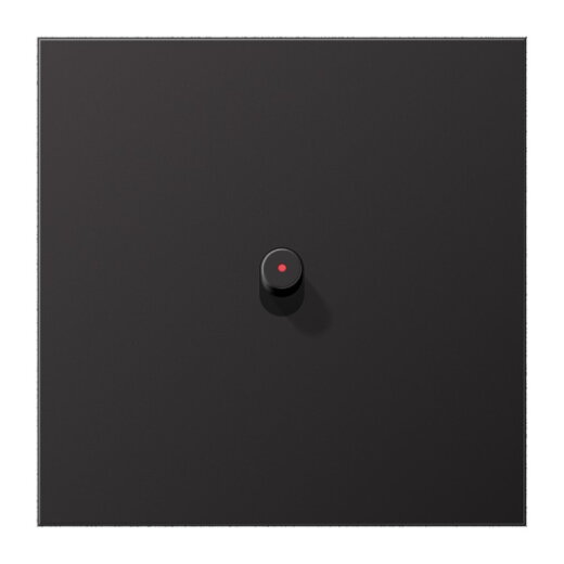 Jung Abdeckung mit Kipphebel mit Kalotte, Zylinder, 1fach, 1 Kipphebel, Serie LS 1912, dark (lackiertes Aluminium) AL12-0KODR01