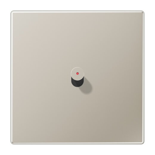 Jung Abdeckung mit Kipphebel mit Kalotte, Kegel, 1fach, 1 Kipphebel, Serie LS 1912, Edelstahl ES12-0KOK1