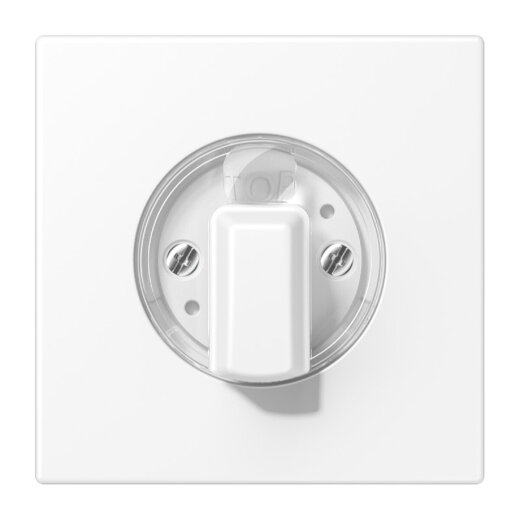 Jung Abdeckung für Drehschalter, Serie LS, schneeweiß matt LS1941WWM