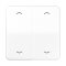 Jung Wippe, mit Pfeilsymbolen für KNX Taster, Duroplast, Serie CD, alpinweiß CD102PWW