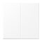 Jung LB-Management Taster 2fach, Duroplast lackiert, Serie LS, schneeweiß matt LS1702WWM
