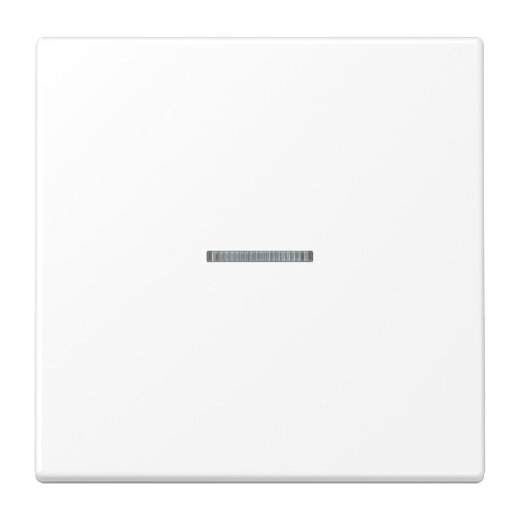 Jung Wippe mit Lichtleiter für Taster 1fach, Serie LS, schneeweiß matt LS101KO5WWM