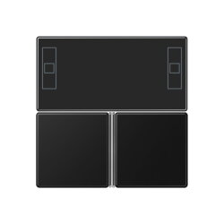 Jung Tastensatz 3fach, F40 Raumcontroller, Serie A,...