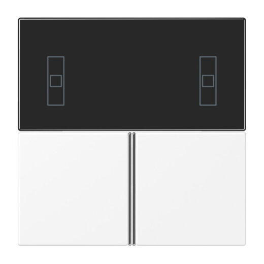 Jung Tastensatz 3fach, F40 Raumcontroller, Serie LS, schneeweiß matt LS4093TSAWWM