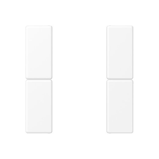 Jung Tastensatz 2fach, F50, Serie A, schneeweiß matt A502TSAWWM