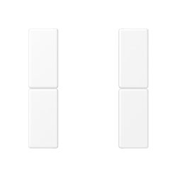 Jung Tastensatz 2fach, F50, Serie A, schneeweiß...